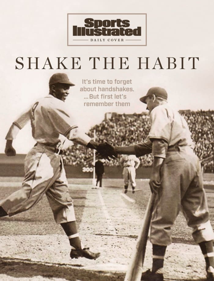 Robinson and Shuba's monumental moment, in April 1946.